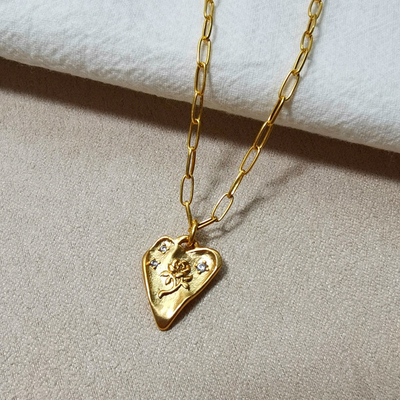 18k Gold Plated Love Necklace