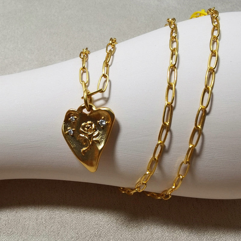 18k Gold Plated Love Necklace