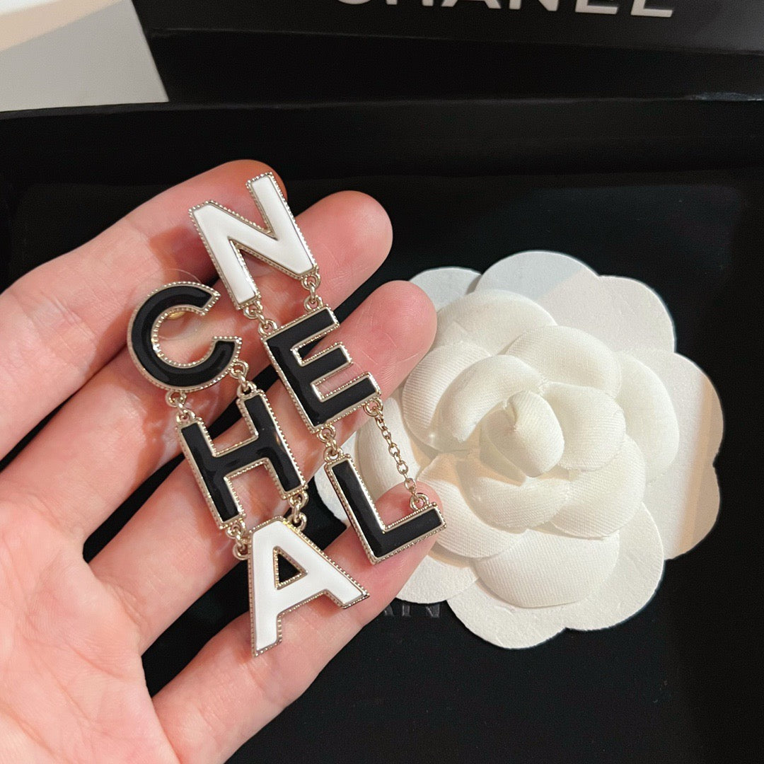 Cc logo earrings