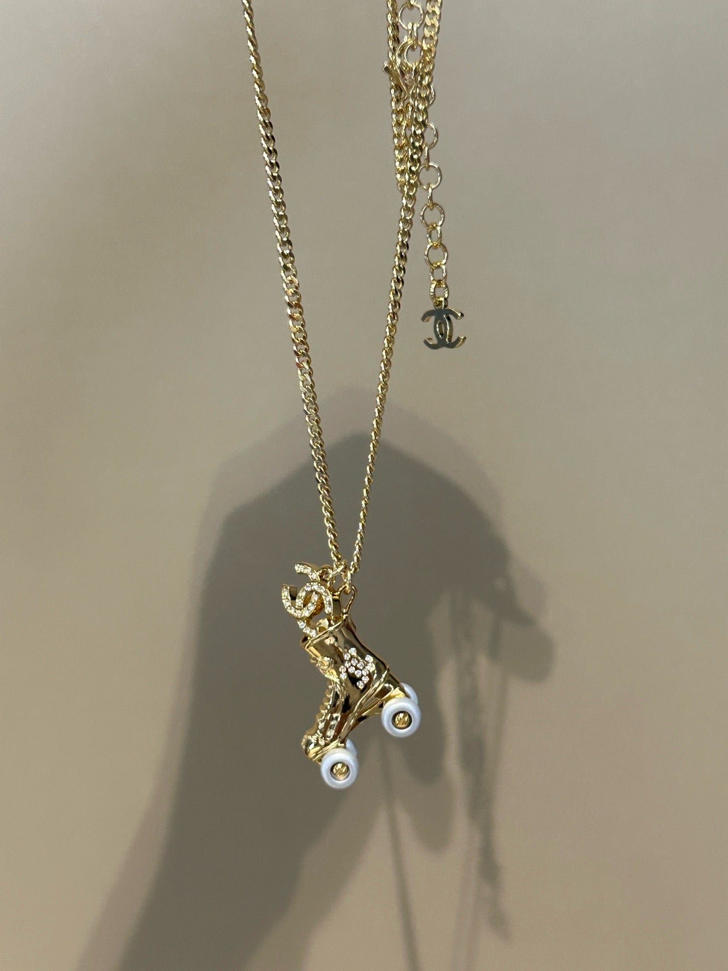 CC limited edition vintage skate necklace