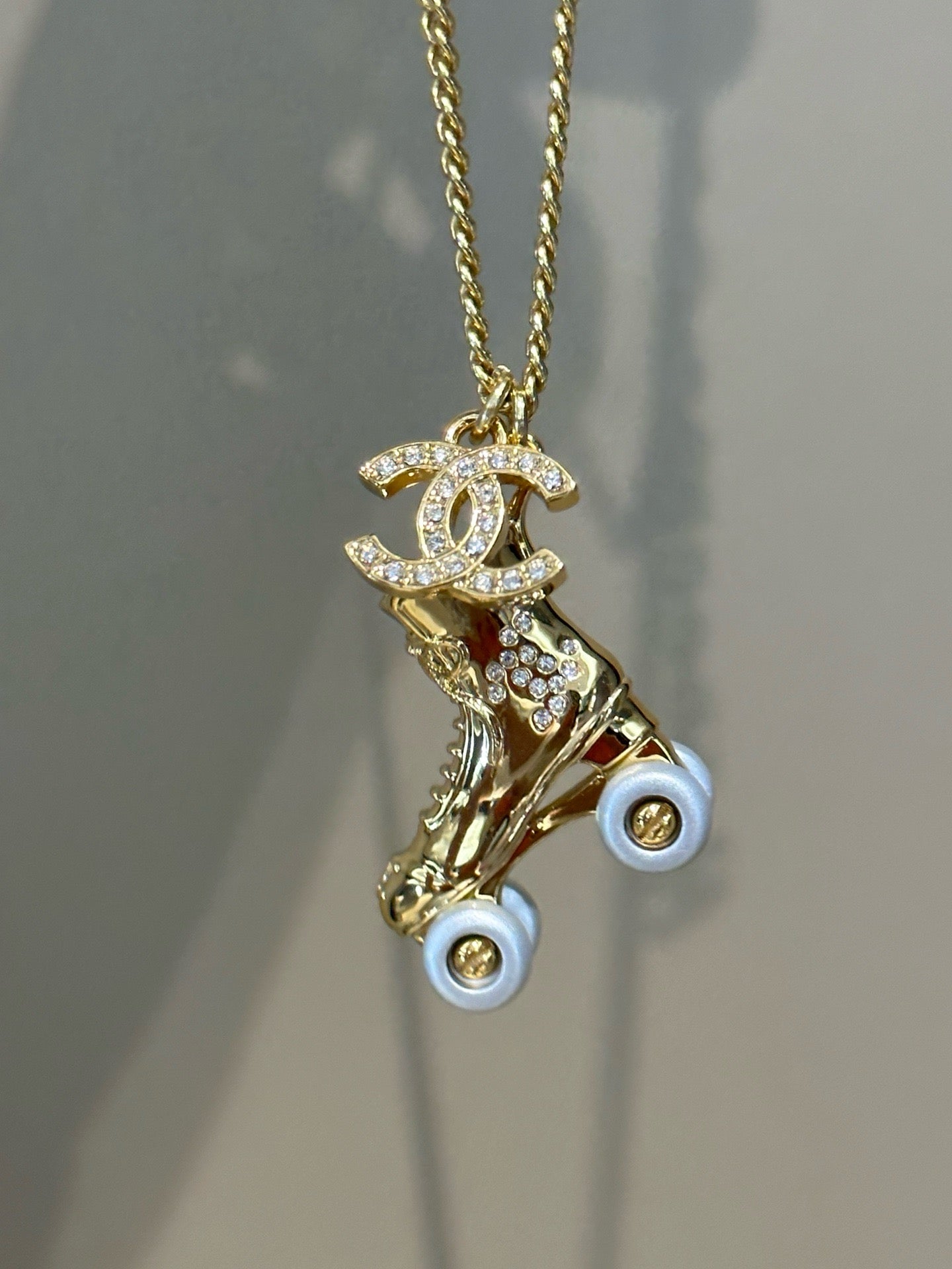 CC limited edition vintage skate necklace