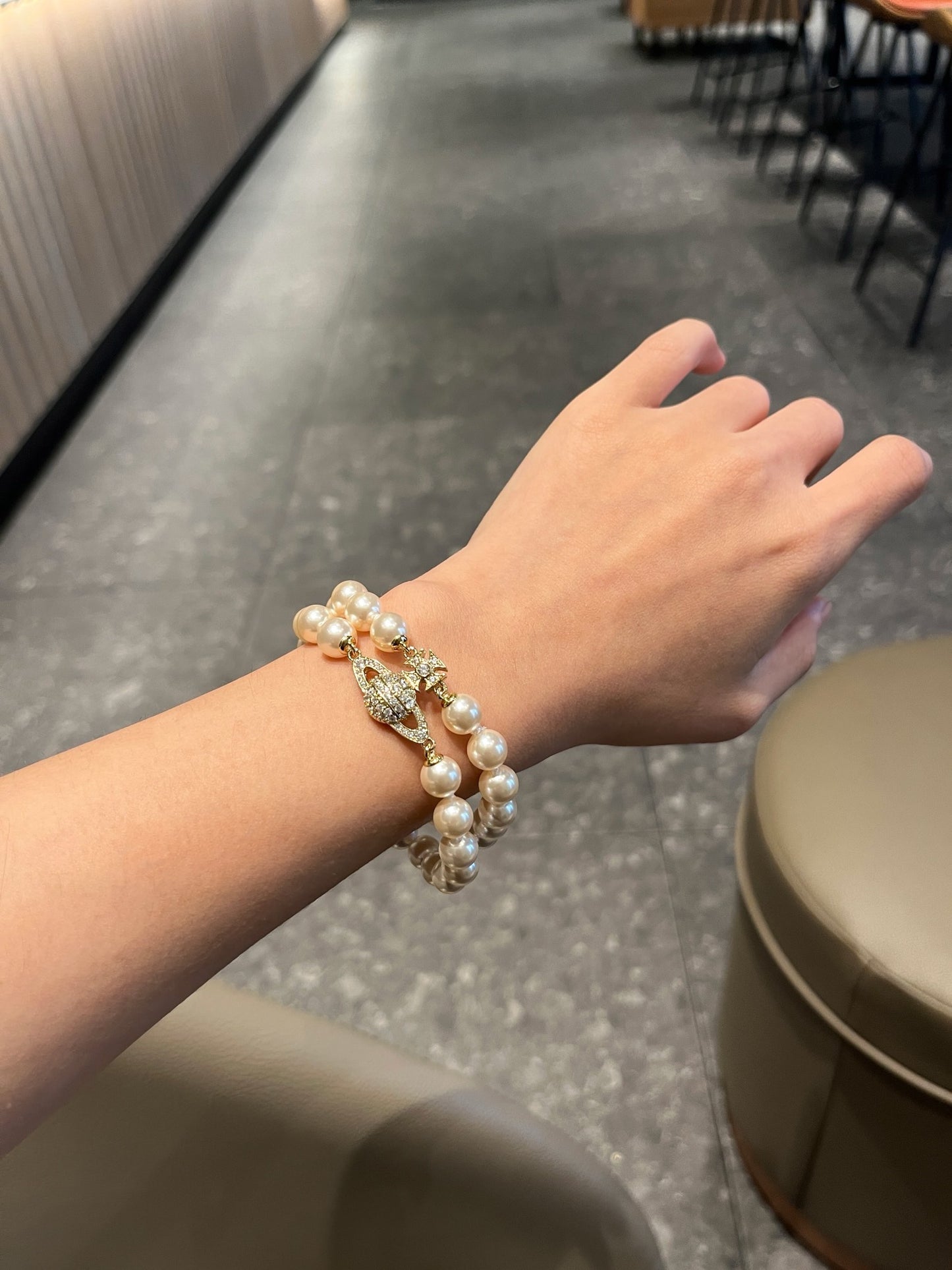 Vivan double pearl bracelet