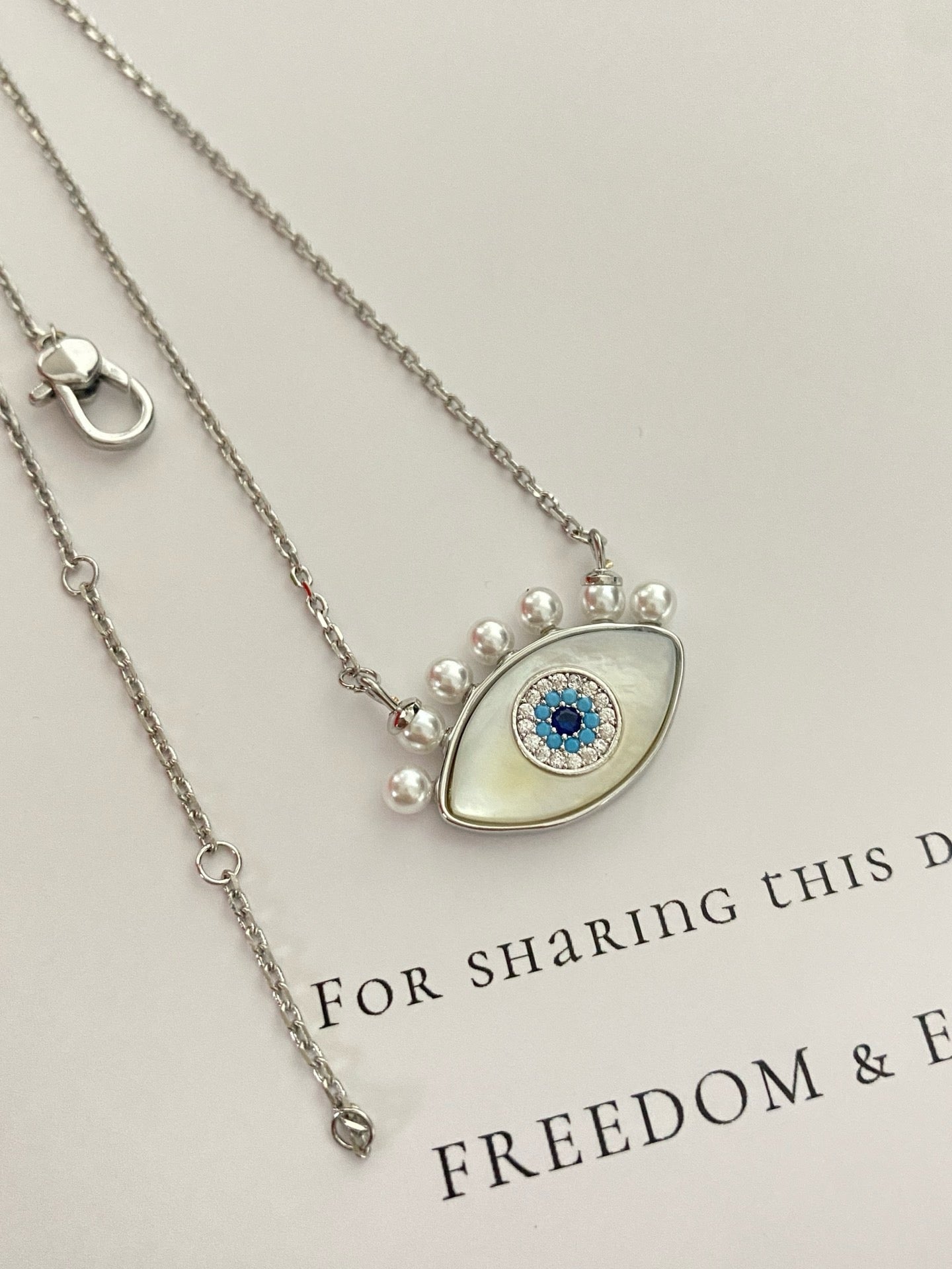 Devil's eye necklace