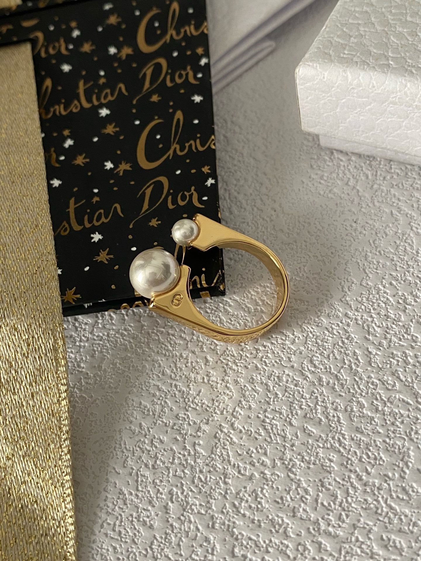 CD pear ring