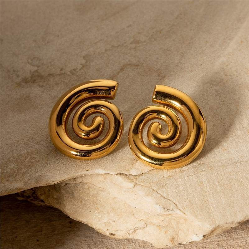 Threaded earrings