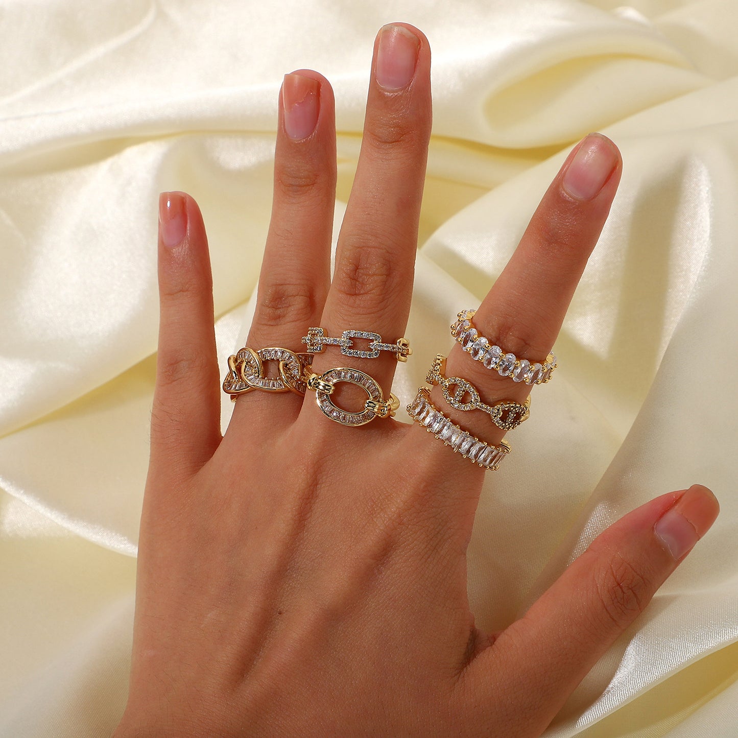 Crystal rings