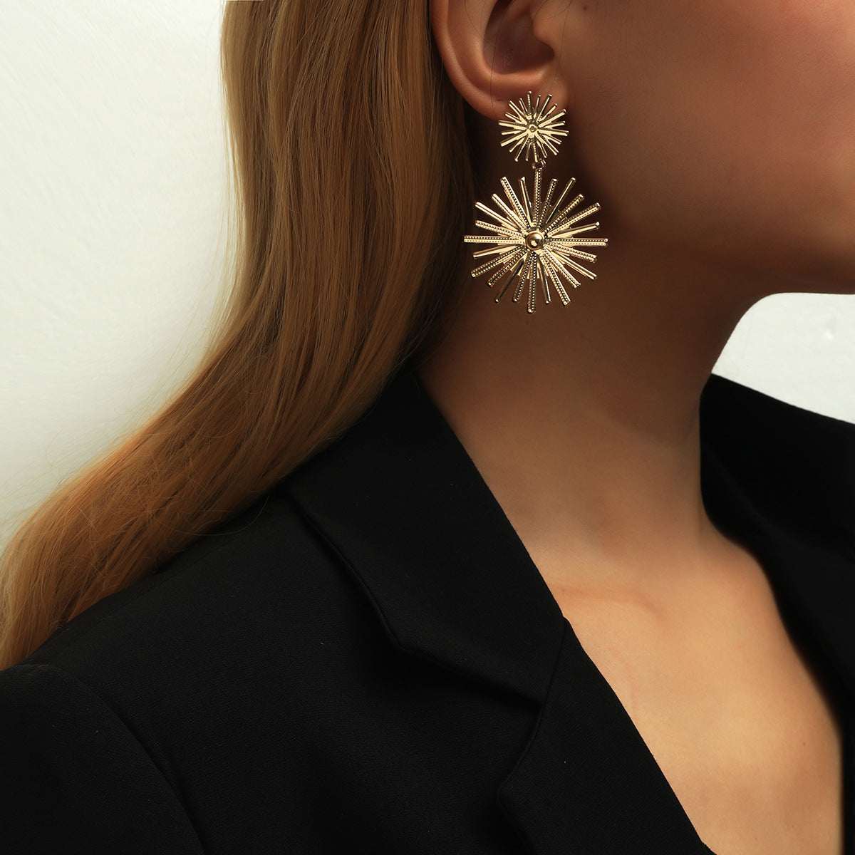 Sun god earring