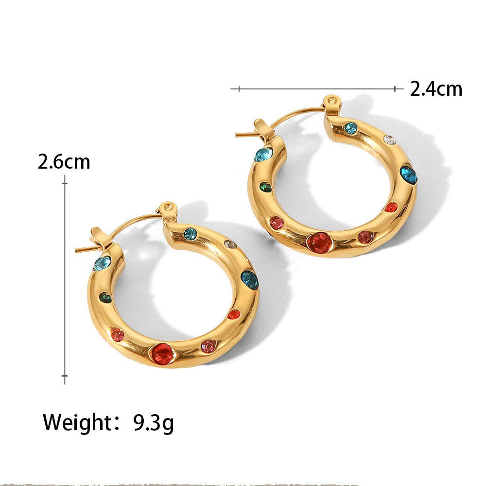 Alyss Colorful mini earrings