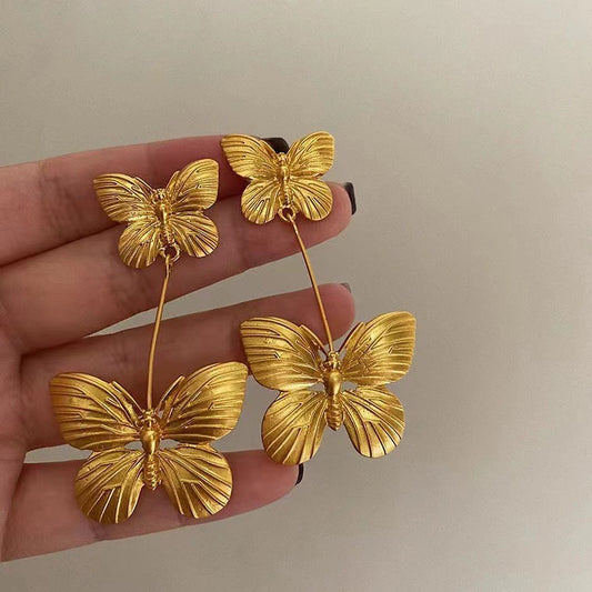 Pendientes de mariposa