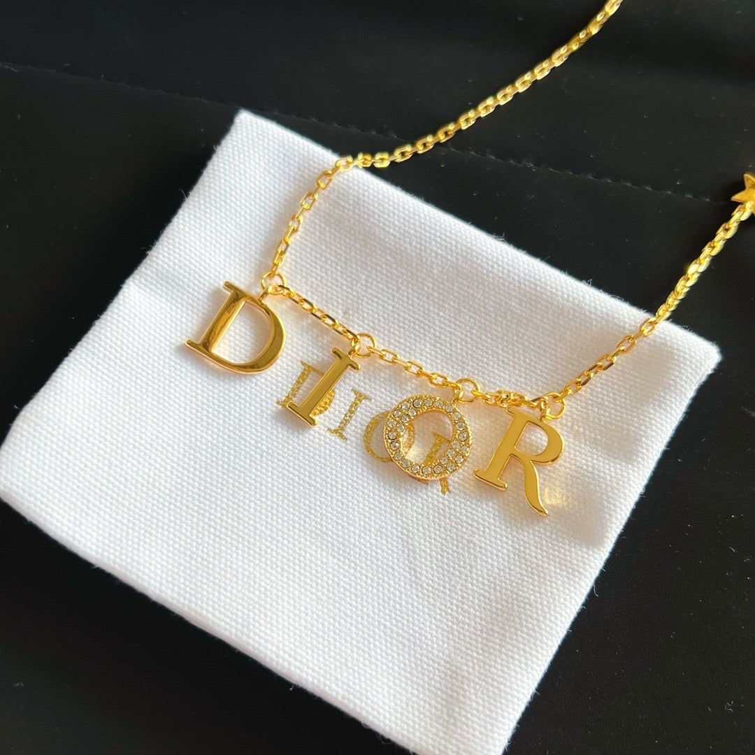 CD Letter Necklace